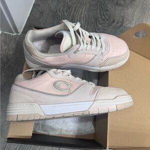 Coach Women's Sneakers in Pink and White
